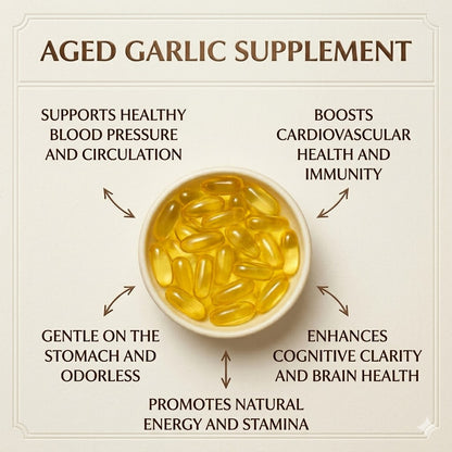Aged Garlic Extract — Clinically Studied For Healthy Blood Pressure