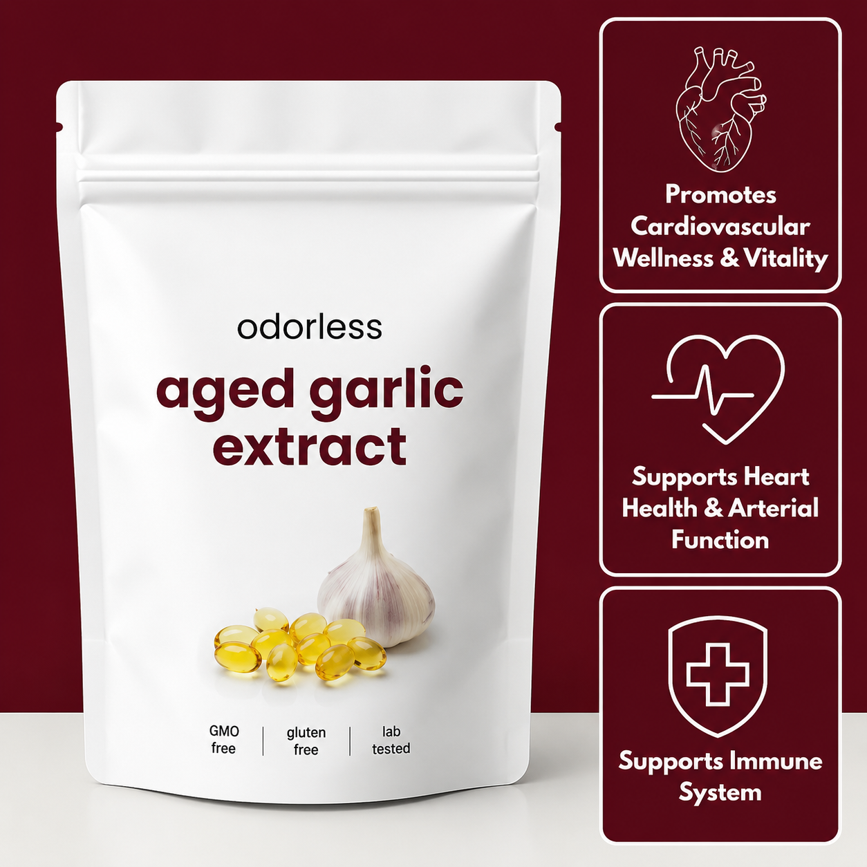 Aged Garlic Extract — Clinically Studied For Healthy Blood Pressure